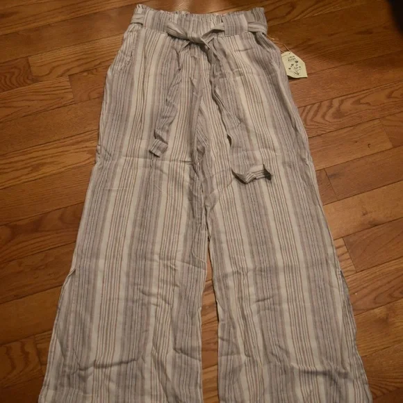Indigo Rein linen blend pants NWT - Picture 2 of 12